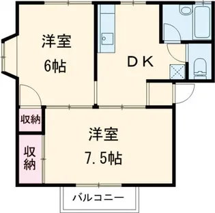ブラッサムヒルズ【2階】の間取り