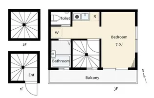 ベルフォート【2階】の間取り