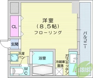 メーゾン・カトー【2階】の間取り