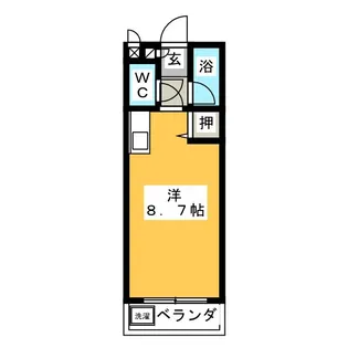 コーポ賀城園II【3階】の間取り
