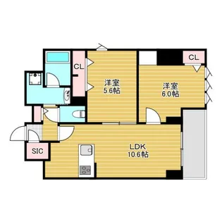 Parc de Vert Esaka【4階】の間取り