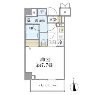 GRANSITE WASEDA【6階】の間取り