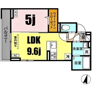 D-paina港南【3階】の間取り