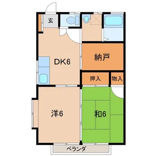 ポート7星【2階】の間取り