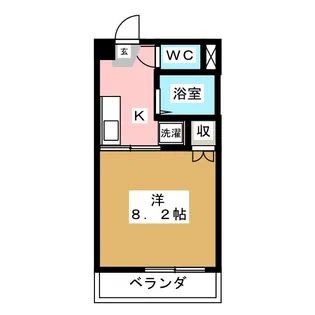 ベルハウスII【1階】の間取り