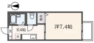 アヴァンセII【1階】の間取り