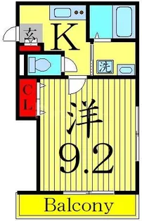 メゾン北綾瀬【1階】の間取り