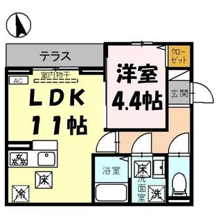 埼玉県さいたま市南区別所1【アパート】の間取り