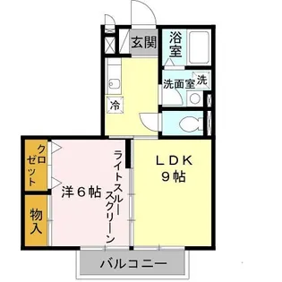 プチグリーン【2階】の間取り