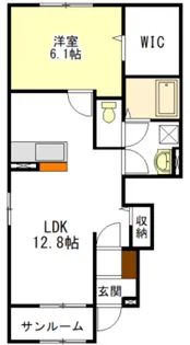 エルパルド半田 A棟・B棟【1階】の間取り