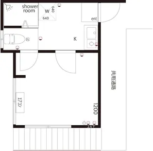 castelo【1階】の間取り