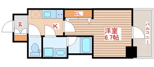 プライムアーバン仙台木町通【2階】の間取り