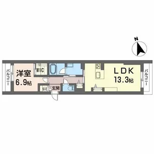 ララ・シャーメゾン【2階】の間取り