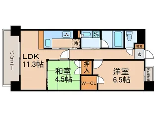 アルス四条室町【4階】の間取り
