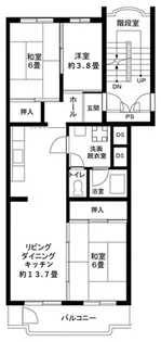 綾瀬寺尾本町 3号棟【4階】の間取り