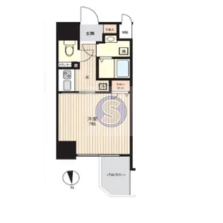 エスリード福島ラグジェ【15階】の間取り