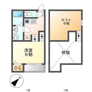 ブライトコート【1階】の間取り