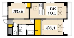 クレアーレヴェントルネス宮内【1階】の間取り