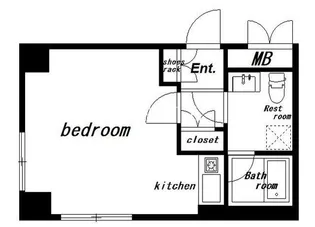 サン・ハーネス四谷【2階】の間取り