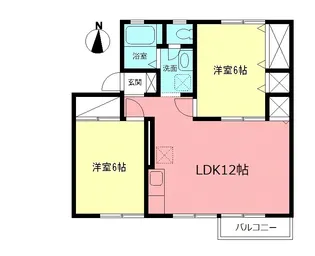 アネックスMORI【2階】の間取り