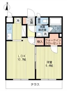 埼玉県八潮市大字大原【アパート】の間取り