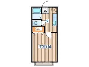 パレスウエキR【2階】の間取り