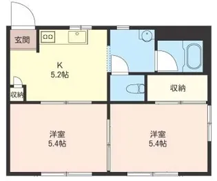 ドリームヒル磯子B【1階】の間取り