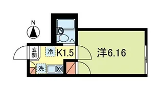 サットンプレイス・郡【2階】の間取り