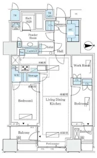 三田ガーデンヒルズ イーストヒル【8階】の間取り