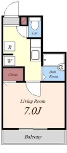 セレ東領家【3階】の間取り