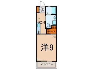 ベイ鶴見中央【3階】の間取り