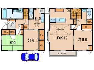 ロカイユプランドールの間取り