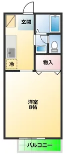 サンパークCERA A【1階】の間取り