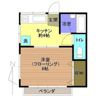 ファミーユ長田【2階】の間取り