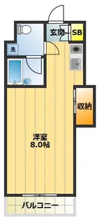 山口ビル【4階】の間取り