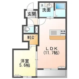 アローラ石垣【1階】の間取り