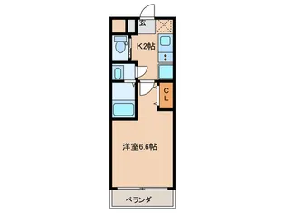 AILE石橋III【2階】の間取り