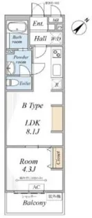 リブリ・小田急相模原【2階】の間取り