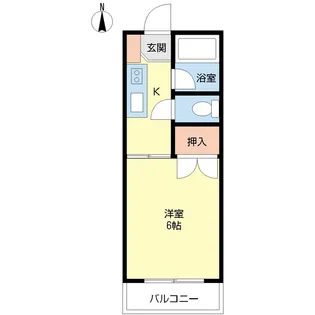 ハイツスタッグ【2階】の間取り