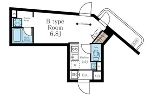 アイディ御殿山ヒルズファースト【2階】の間取り