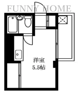 エレガンス三宿【3階】の間取り