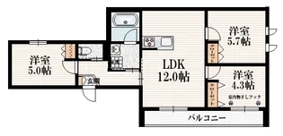 グレイスメゾン久我山【2階】の間取り