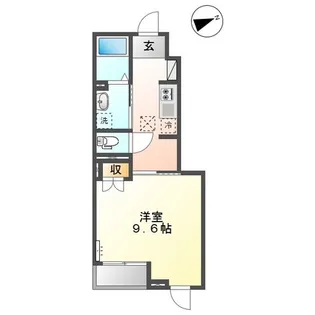 リオグランデ早稲田【1階】の間取り