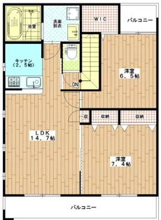 ensoleille(アンソレイエ)【3階】の間取り