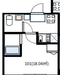 Casa 四葉 A【1階】の間取り