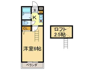 ピアネージュ御影【4階】の間取り