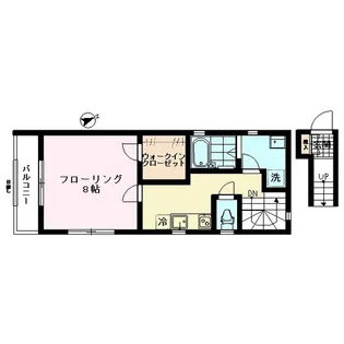西三条ハイム【2階】の間取り
