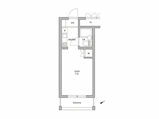 2025年1月リノベ!DIY・大型犬OK♪hagu組む横須賀bay【2階】の間取り