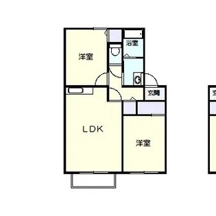 シャルマンA【2階】の間取り