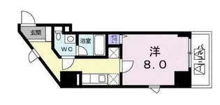 広尾ビューヒルズ【5階】の間取り